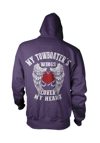 My Towboater's Wings Cover My Heart Hoodie
