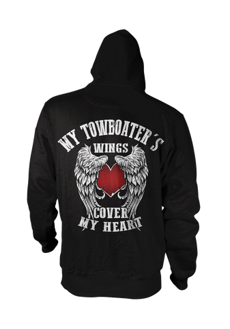 My Towboater's Wings Cover My Heart Hoodie