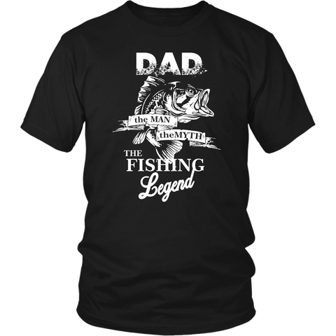 Dad! The Man! The Myth! The Fishing Legend - Towboater Shirt For Fishing Legends