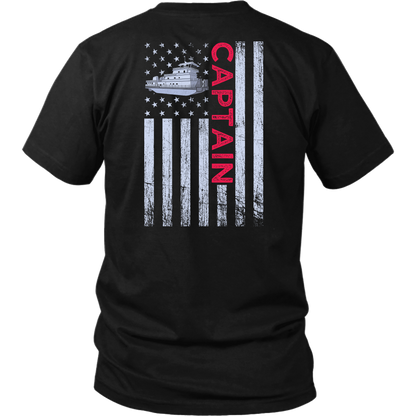 Patriotic Towboat Captain Shirt Design - Try Stepping On This One