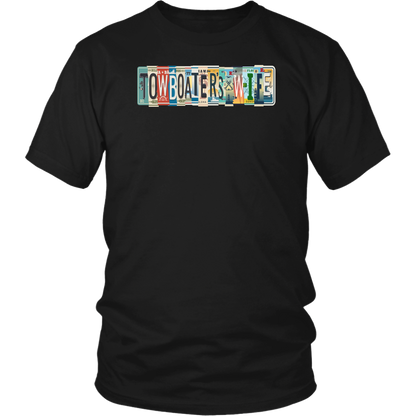 Towboater's Wife License Plate Shirt
