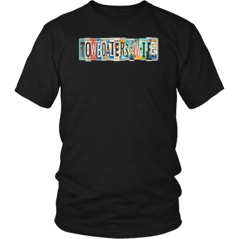 Towboater's Wife License Plate Shirt