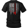 Image of Patriotic Fishing Flag Tee