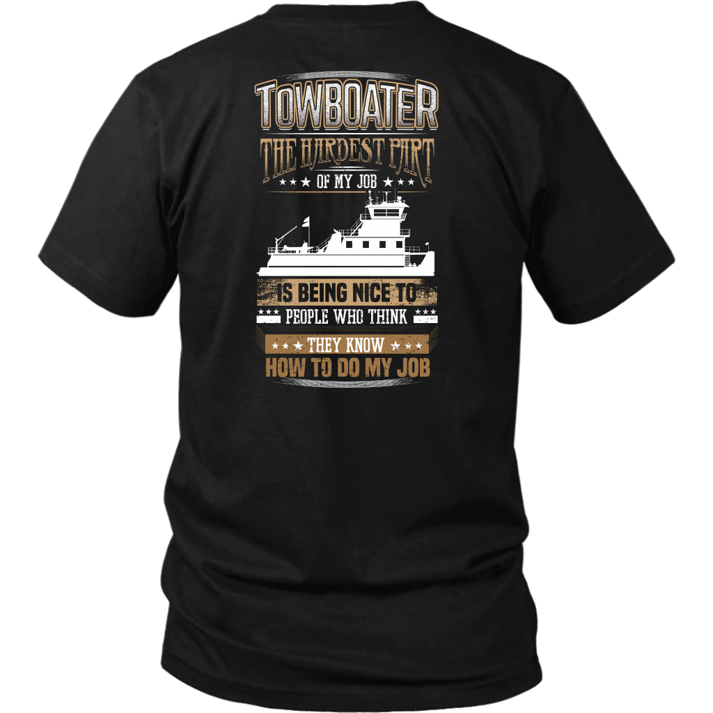 Funny Sarcastic Towboater T-Shirt