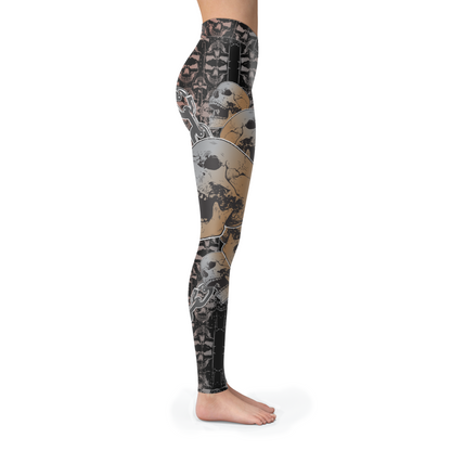 Towboater's Ladies Skull Leggings