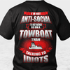 Image of I'm Not Anti Social Towboater T-Shirt