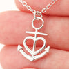 Image of To My Beautiful Greatest Mom Anchor Heart River Life Necklace