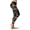 Image of Grungy Skull Head Leggings - Towboater Apparel Gift For Towboaters Wife, Spouse, Girlfriend