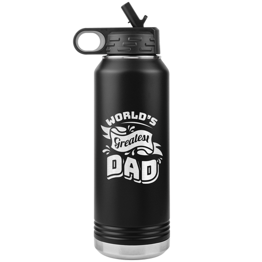 World's Greatest Dad - Jumbo 32oz Water Bottle