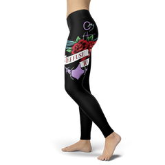 Refuse To Sink Leggings With Roses