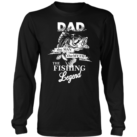 Dad! The Man! The Myth! The Fishing Legend - Towboater Shirt For Fishing Legends