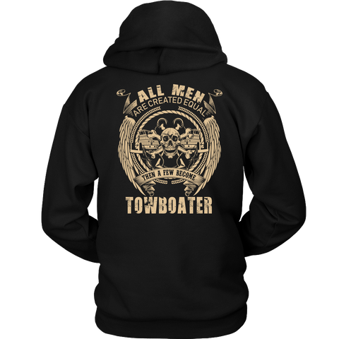 All Men Created Equal Funny Towboater Hoodie