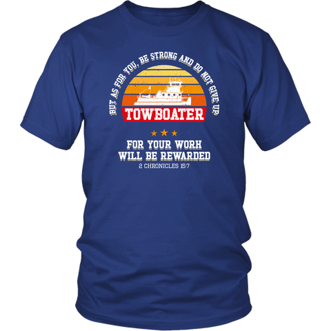 Towboater Motivational Quote Vintage Retro 2021 Tshirt