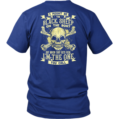 Black Sheep On The Boat - Funny Towboater T-Shirt