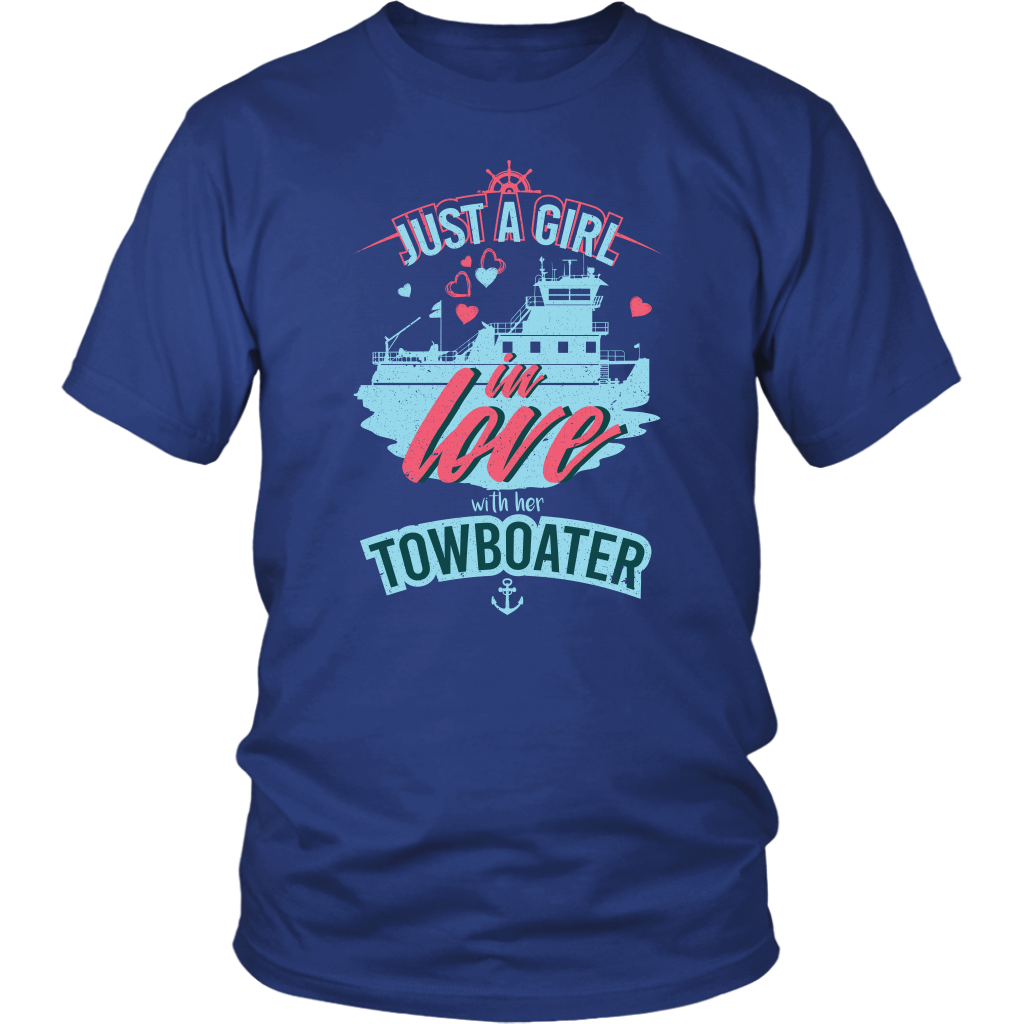 Just A Girl In Love With Her Towboater T-Shirt