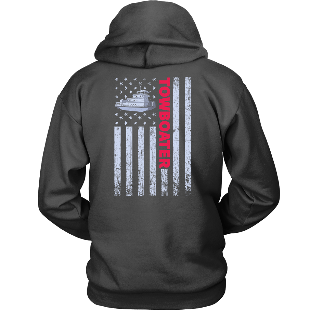 Patriotic Towboater Shirt Design - Try Stepping On This One