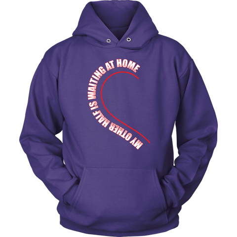 My Other Half Is At Home Hoodie - Towboater Half Tees Apparel
