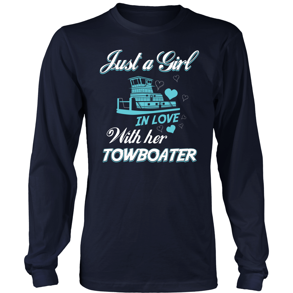 Just A Girl In Love With Her Towboater T-Shirt