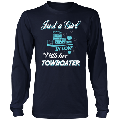 Just A Girl In Love With Her Towboater T-Shirt