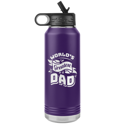 World's Greatest Dad - Jumbo 32oz Water Bottle