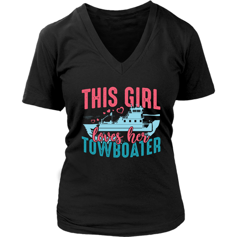 This Girl Loves Her Towboater T-Shirt