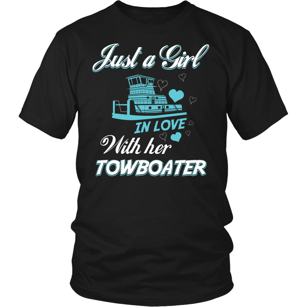 Just A Girl In Love With Her Towboater T-Shirt