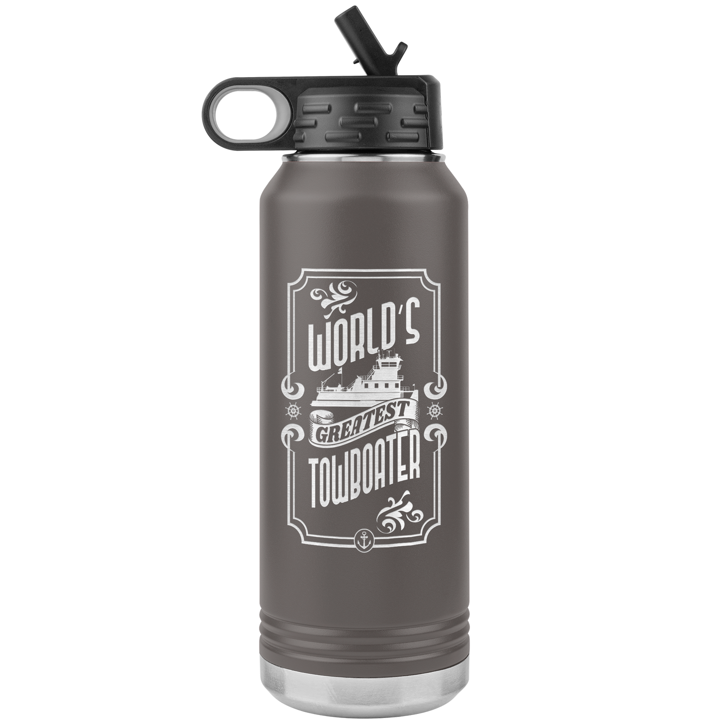 World's Greatest Towboater - Jumbo 32oz Water Bottle