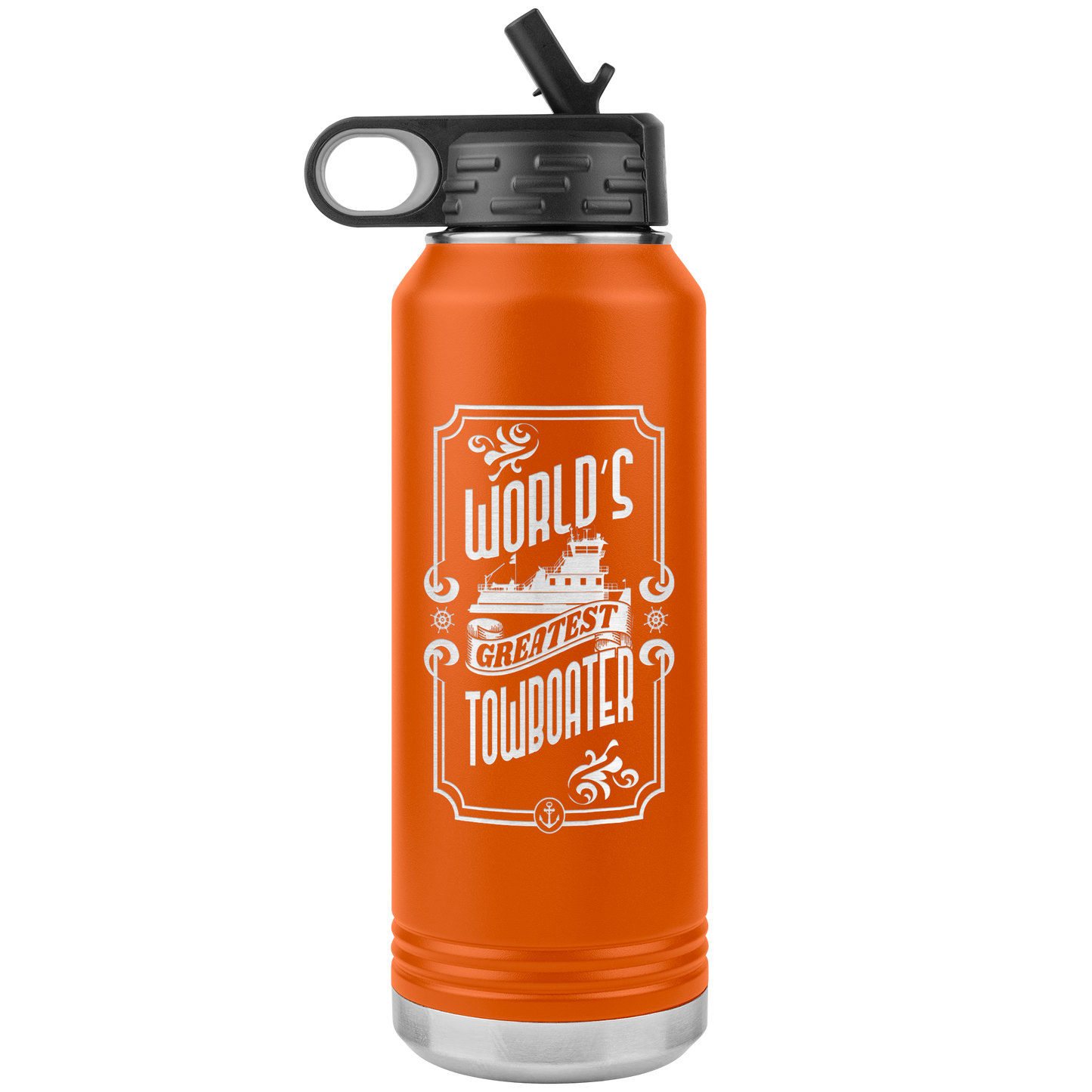 World's Greatest Towboater - Jumbo 32oz Water Bottle