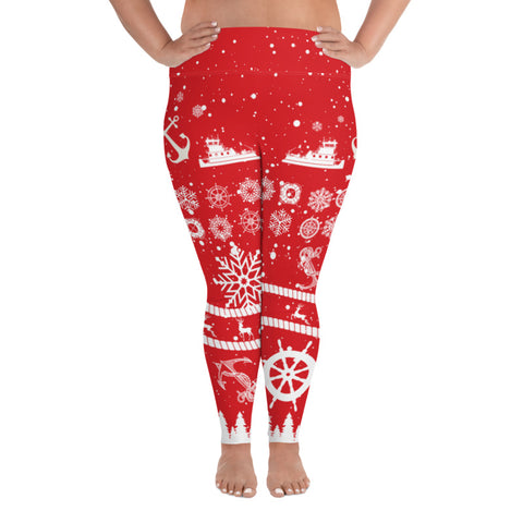 Towboater's Spouse Ugly Christmas Leggings