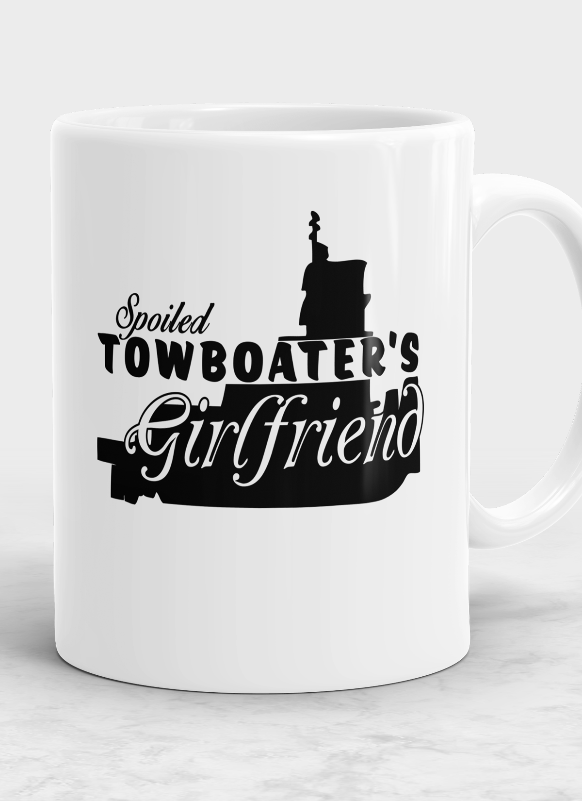 spoiled Towboater's Girlfriend Mug