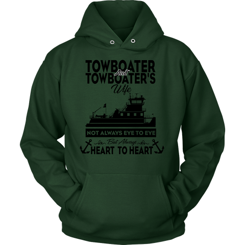 Always Heart to Heart Tees - River Life Apparel Gift For Towboater and Wife