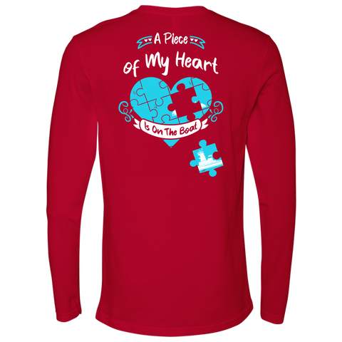 A Piece Of My Heart Is On The Boat - River Life Apparel Gift For Towboaters Wife, Spouse, Girlfriend