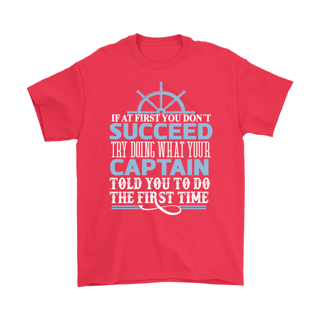 Listen To Your Boat Captain Towboater T-Shirt