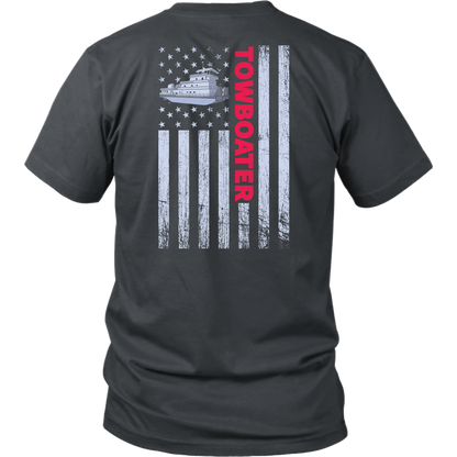 Patriotic Towboater Shirt Design - Try Stepping On This One