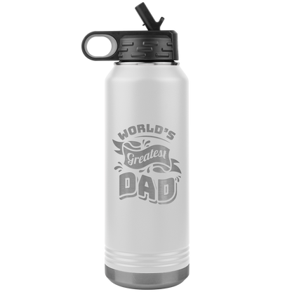 World's Greatest Dad - Jumbo 32oz Water Bottle