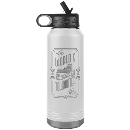 World's Greatest Towboater - Jumbo 32oz Water Bottle