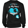 Image of A Piece Of My Heart Is On The Boat - River Life Apparel Gift For Towboaters Wife, Spouse, Girlfriend