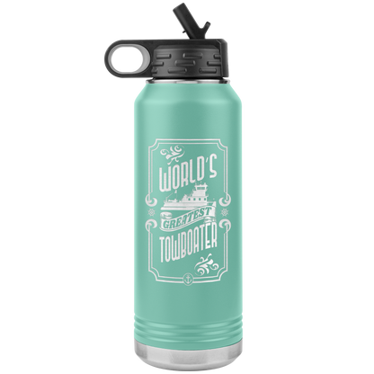 World's Greatest Towboater - Jumbo 32oz Water Bottle