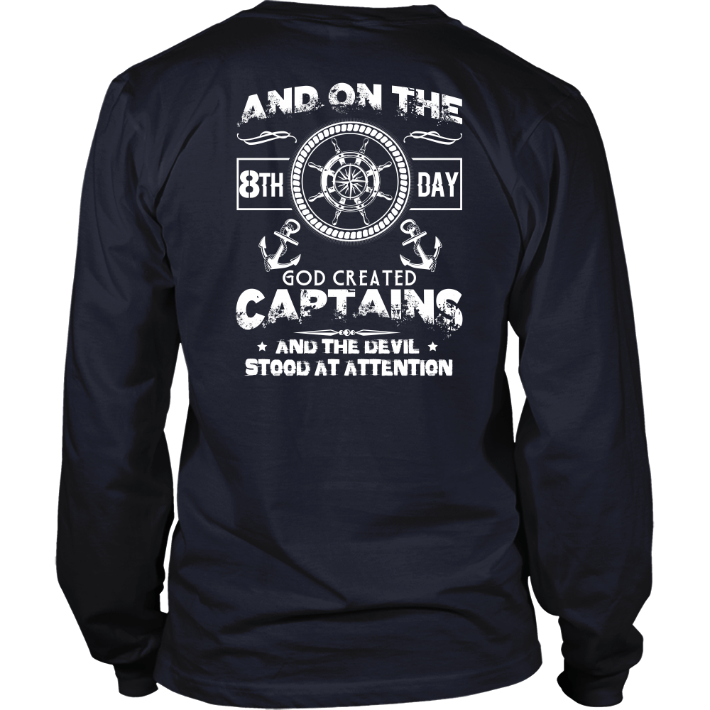 On The 8th Day - Funny Captain T-Shirt
