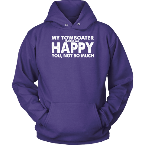 He Makes Me Happy Towboater Wife T-Shirt