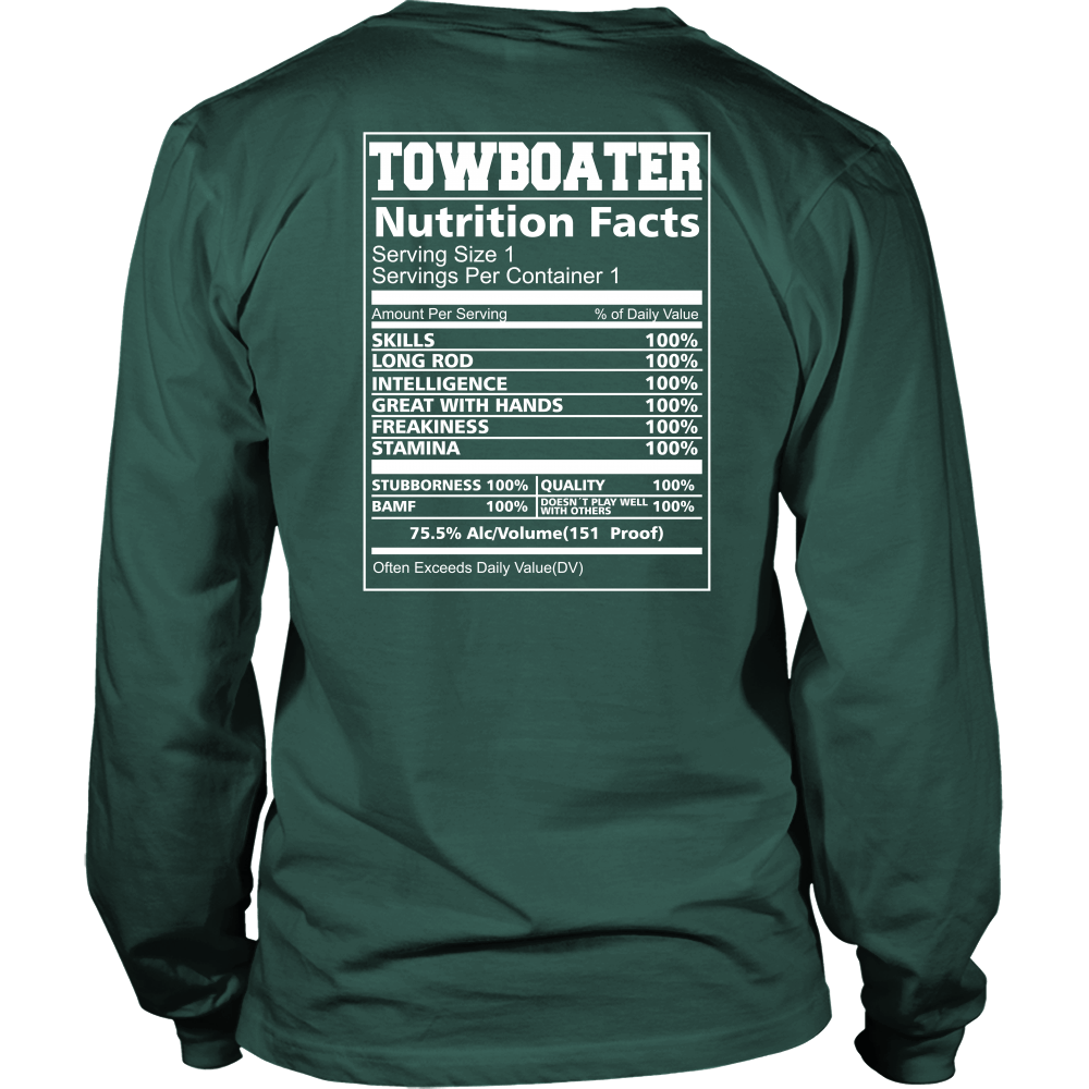 Towboater Nutrition Fact T-Shirt