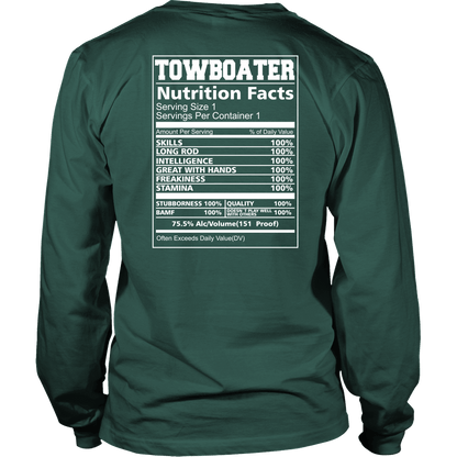 Towboater Nutrition Fact T-Shirt