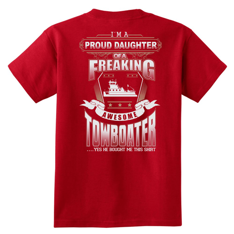 Proud Daughter of a Towboater T-Shirt