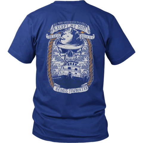 Badass Towboater Tee - Gift For Towboaters - Towboater Apparel
