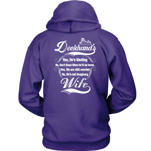 Deckhand's Wife T-Shirt - River Life Apparel -Gift For Deckhand's Wife
