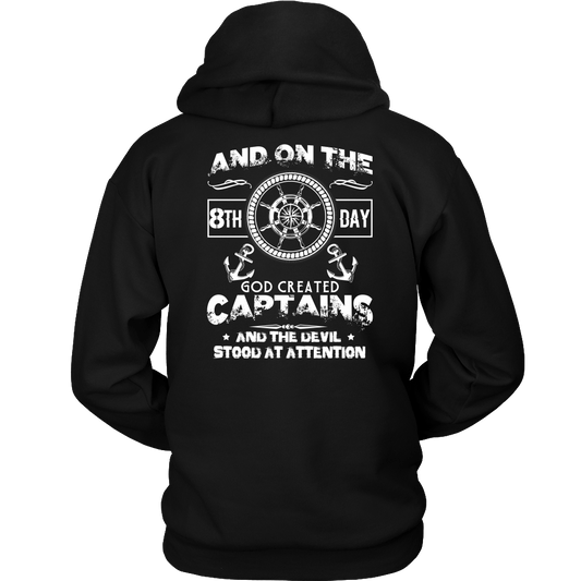 On The 8th Day - Funny Captain T-Shirt