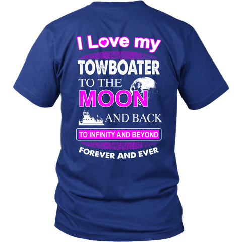 I Love My Towboater To The Moon And Back