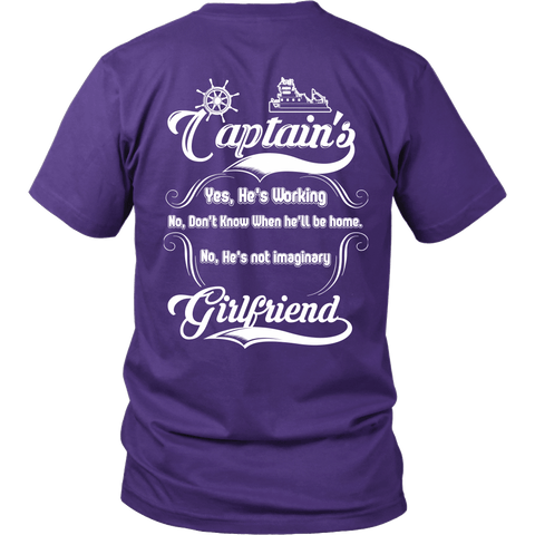 Captain's Girlfriend Tee - Towboater Apparel - Towboater Gift For Captain's Girlfriend