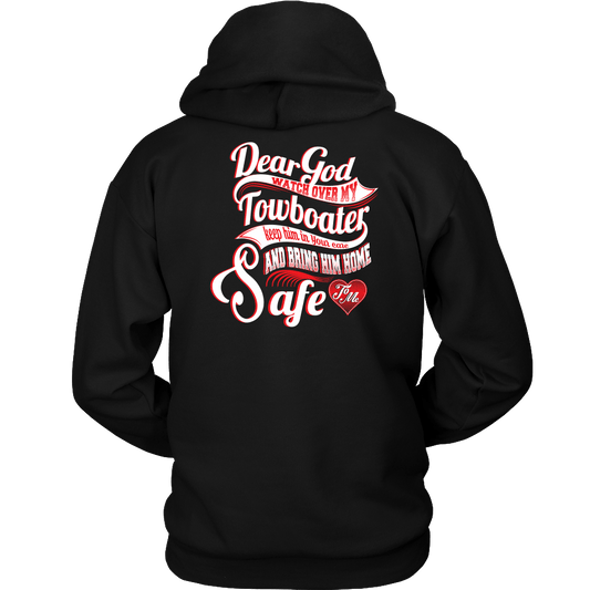 Dear God Watch Over My Towboater - River Life T-Shirt