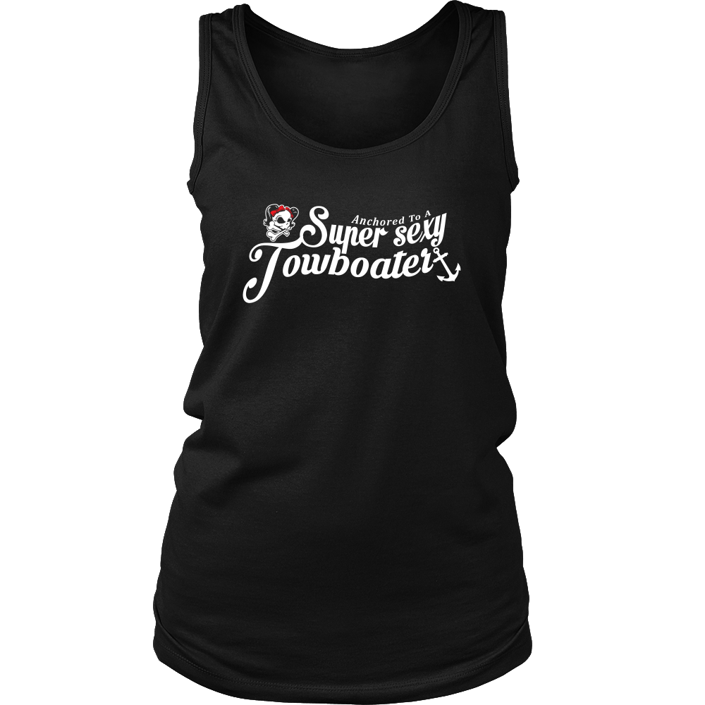 Anchored To A Towboater Apparel Tank Top